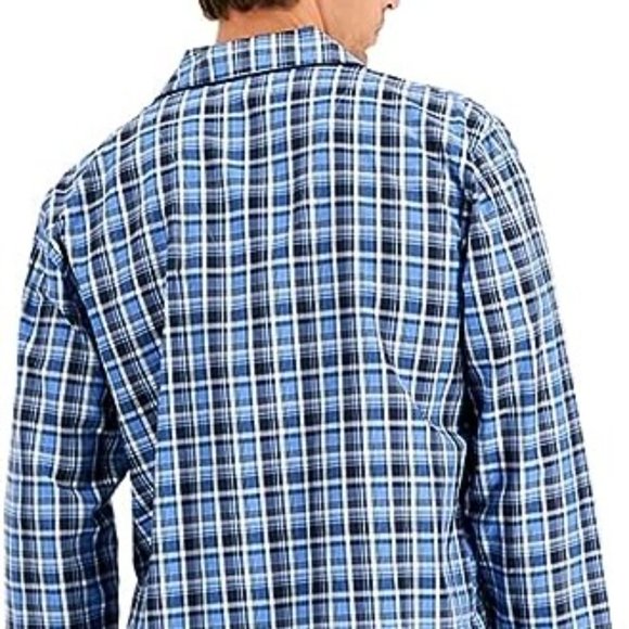 HANES Men's "Blue Plaid" 2 Piece Pajama Set NWT Size XL - Picture 9 of 10